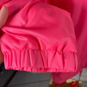 Vintage Ames‎ Hot Pink Windbreaker Nylon Cotton Lined Jacket Size L New 80's thumbnail 9