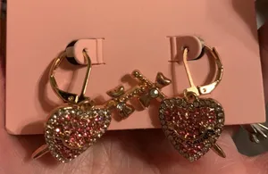 Juicy couture sword cross heart earrings thumbnail 3