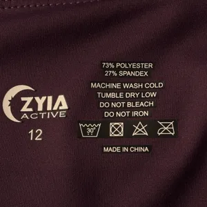 Zyia Active SZ 12 Moto Light 'n Tight 7/8 Leggings Laser Cutouts Hi-Rise Purple thumbnail 11