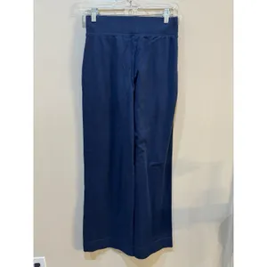 Pact Organic Stretch Lounge Pant Pull On Pockets Blue Size Small thumbnail 3