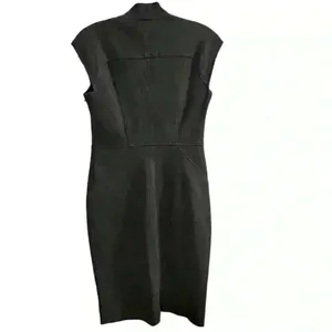 Cache Women's Size 4 Gray Sleeveless‎ Sheath Knee Length Dress thumbnail 2