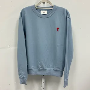 AMI ALEXANDRE MATTIUSSI Blue‎ Ami De Cœur Sweatshirt In 459 Light Blue Medium thumbnail 2