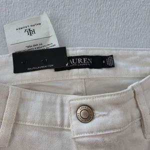 Lauren Ralph Lauren NWT White High-Rise Straight Ankle Jeans 29 Size 8 thumbnail 2