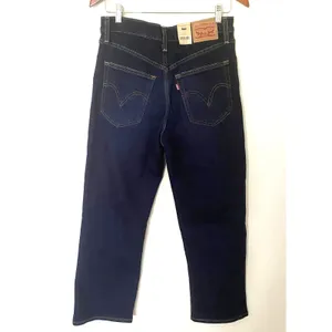 Levis Ribcage Straight Ankle Jean High Rise Slim Hip Denim Sculpting Sz 29 x 27 thumbnail 3