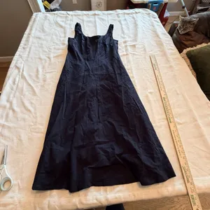 A New Day Women’s Black Corset Midi A-Line Dress Size 12 NWT thumbnail 5