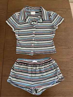 Lovers + Friends Striped Short Matching Set thumbnail 5
