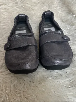Dansko Silver Women's Shimmer Slip-On Loafers Size 38 thumbnail 4