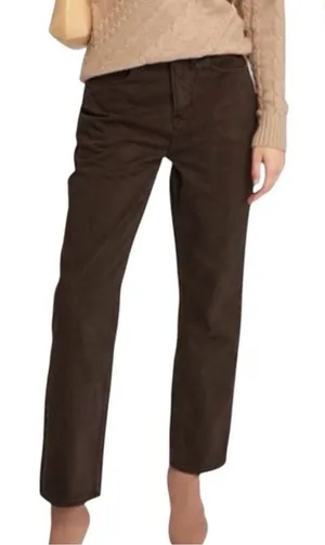 Good American Good 90’s Duster Brown Jeans Straight Leg‎ Coffee Size 26 thumbnail 1