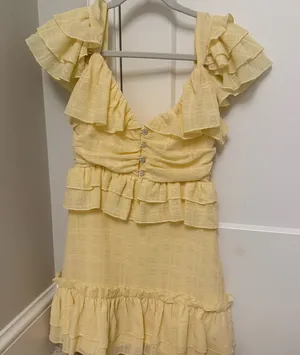 Tularosa Sunny Yellow Dress thumbnail 1