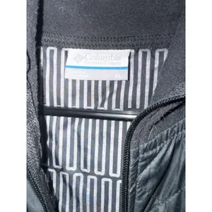 Women's Columbia Warmer Days Fleece‎ Hooded Vest Size XL Black Quilted thumbnail 4