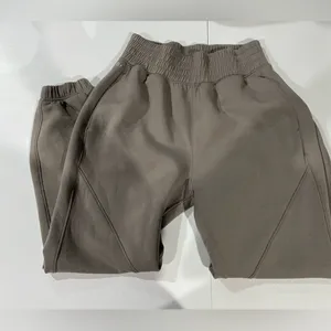 YPB light brown jogger sweats small knit thumbnail 2