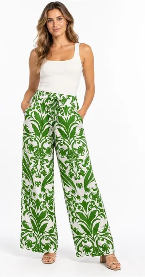 Karen Kane Mango Tango Pull On Wide Leg Pants thumbnail 1