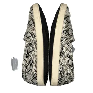 TOMS Black Diamond Jacquard Rubber Sole Womens Classic Slip-On Casual Shoes‎ 8 thumbnail 6