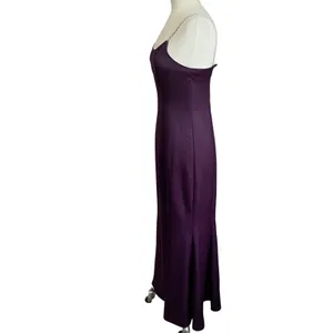 Cristin Stevens‎ Y2K Whimsigoth Jewel Tone Purple Maxi Mermaid Gown Size 9/10 thumbnail 3