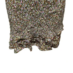 Faithfull The Brand Es‎ Saada Floral Smocked Dress Brown Pink Size 2 thumbnail 6