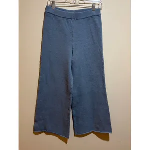 Free People FP Beach Size S Hailee Sweater Knit Wide Leg Pants Blue thumbnail 2
