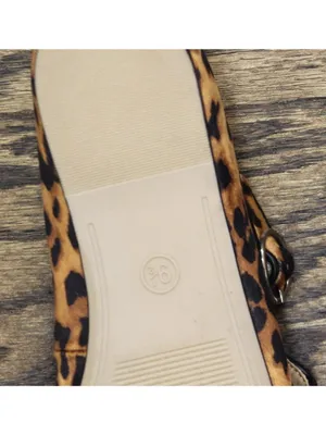 A New Day Womens Tasmin Leopard Print Flats Velvet 94568232 Leopard Brown 9.5M thumbnail 9