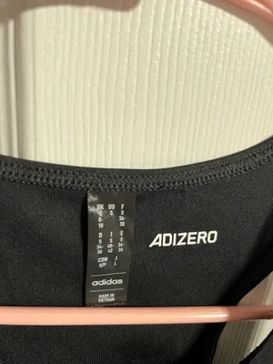Adidas Crop Tank Black Top Workout thumbnail 4