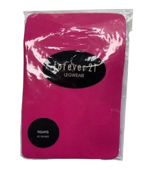 Legwear Women’s Hot Pink Tights Size Small NEW thumbnail 1
