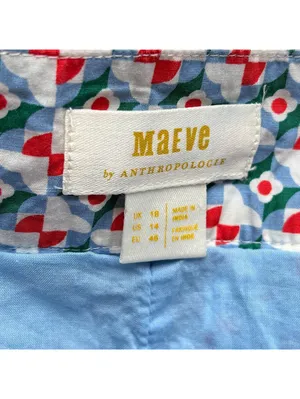Maeve Pleated Mini Skirt | Geometric, 14 thumbnail 5