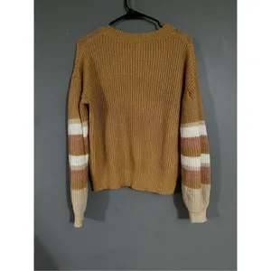 Rue 21 Striped Color Block Scoop Neck Knit Sweater Size Medium thumbnail 4
