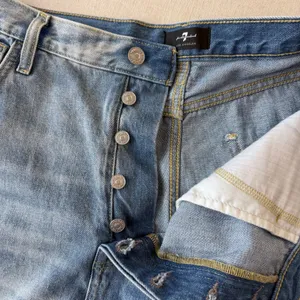 7 For All Mankind Easy James Denim Jorts 32 Y2K Heart Bermuda Shorts thumbnail 9
