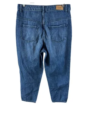Kate Spade Saturday Cropped Jeans Women's 27 Blue 100% Cotton Barrel Leg thumbnail 4