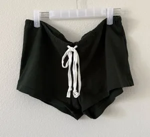 Brandy Melville dark green shorts thumbnail 1