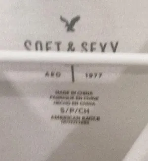 American Eagle White Shirt thumbnail 3