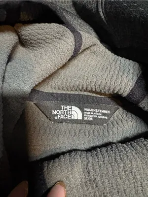 The North Face Women's Charcoal Gray Hooded Zip Jacket Size M thumbnail 9