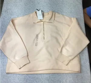CALIA Elevate Super Plush Quarter Zip Pullover Sun Cream Peach XXL WAX78 thumbnail 1