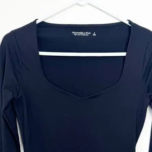 Abercrombie & Fitch Soft AF Black Long Sleeve Bodysuit Size Small thumbnail 4