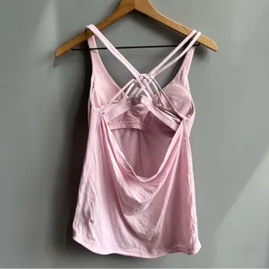 Lululemon Knot Your Typical Tank Medium Support A/B Cup Heathered Pink Pearl 6 thumbnail 7