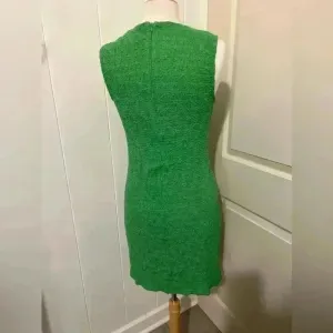 Anthropologie $128 Porridge Clothing Green Textured Knit Mini Dress St Patrick’s thumbnail 3