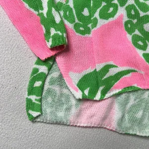 Lilly Pulitzer Pineapple Green Pink Printed Cotton Longsleeve thumbnail 6