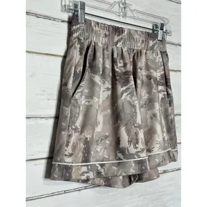 Moon Ryder Lounge Matching Set Small Button Up Top Shorts Pockets Pajama thumbnail 14