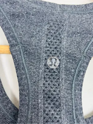 Lululemon swiftly tech gray tank. Size 6 thumbnail 2