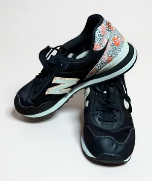 New Balance 515 Women Black Floral Leopard Print Athletic Shoes Sneakers thumbnail 1