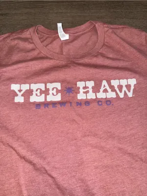 YEE HAW Brewing Co - Bella Canvas Dusty Rose Graphic Tee - L thumbnail 2