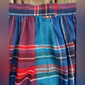 True Vintage Plaid Midi Skirt “Pendleton-Style,” Unsized (Modern 0) thumbnail 6