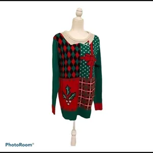 Christmas Ugly pullover sweater Size L Size L thumbnail 7