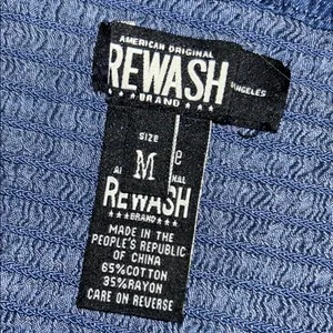Rewash Size M Strapless Denim Dress thumbnail 8