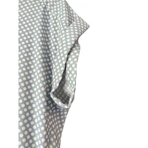 Express‎ Women's Polka Dot Top Blouse Gold Zipper Detail Short Sleeve thumbnail 4