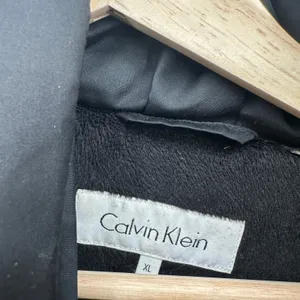 Calvin Klein Womens Black Puffer Jacket XL Duck‎ Down Fleece Lined Quilted Coat thumbnail 4