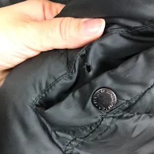 Nautica Women’s Black Puffer Faux Fur Hood Zipper Button-Up Fall Winter Jacket thumbnail 12