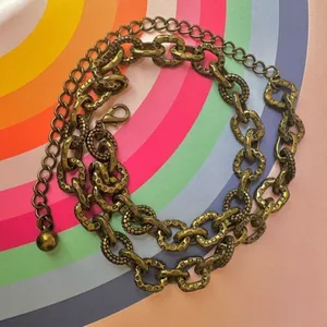 Chico’s metal chain belt thumbnail 1