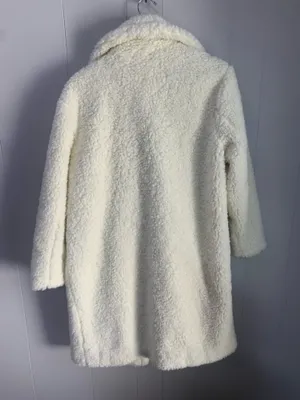 Abercrombie & Fitch Faux Fur Teddy Cozy Coat Medium thumbnail 3