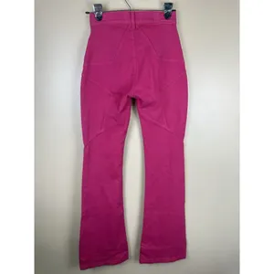 Revice Denim Venus Flares Star Butt High Rise Jeans Pink Fuchsia Size 26 Retro Y2K thumbnail 4