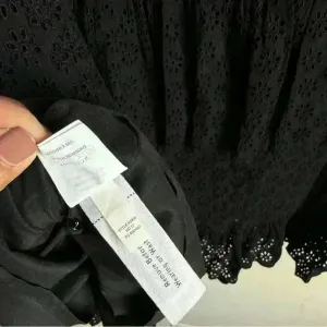 Madewell Women’s Black‎ Eyelet Waterlily Tiered Ruffle Boho Mini Dress Size 10 thumbnail 8