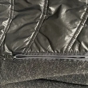 London Fog Women's Black Quilted Down Puffer Lightweight Thumbholes Jacket thumbnail 3
